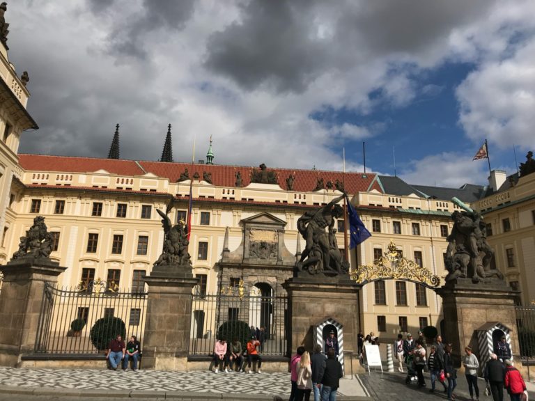 entrada do Castelo de Praga