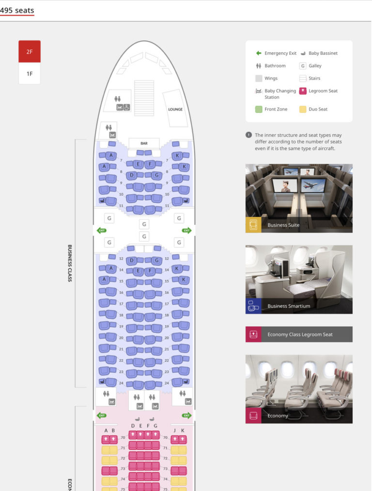 Mapa de Assentos do A380